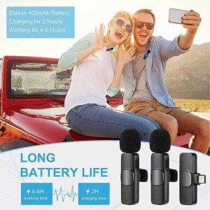 میکروفون یقه ای بی سیم گرین لاین مدل 3in1 GN3WIRMICPBK